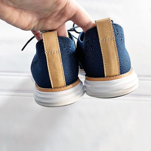 Cole Haan OrignalGrand Knit Navy Oxfords - Picture 5 of 7